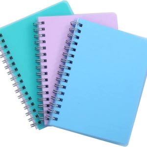 Spiral Notebook, 3 Pack Small Notebooks 4.3''x 5.7'',Mini Ruled Lined Journal, 480 Pages, College School Supplies Pocket Notebook for Work, Aesthetic Gift Office Supplies for Teen Girls,Boys